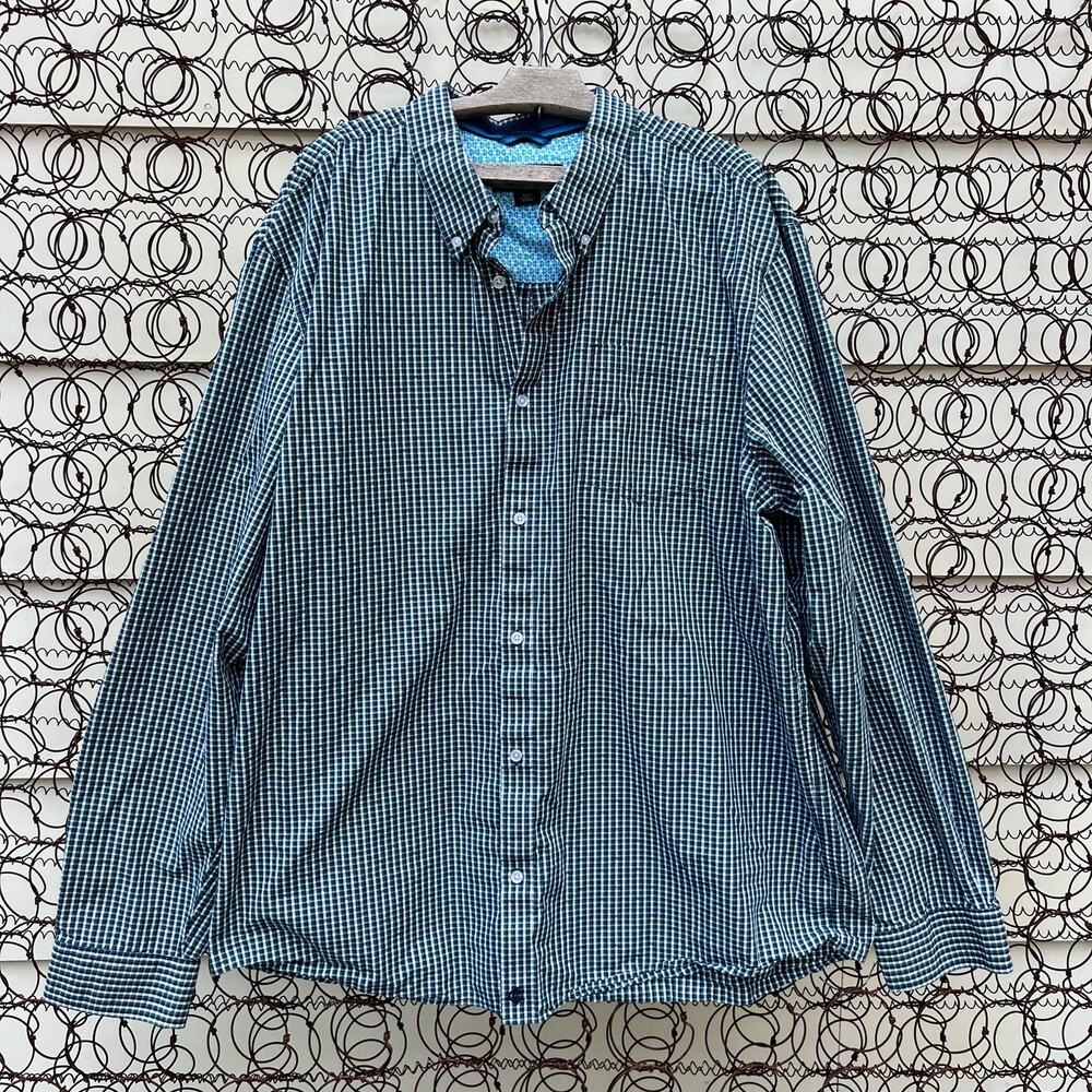 Cody James Core Men's Small Checkered Plaid Long Sleeve Western Shirt XXLT